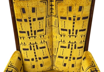 Art Deco Amsterdamse School Lounge Chair by Cornelis van der Sluys, 1918